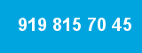 919 815 70 45